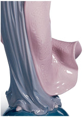 Our Lady With Flowers Figurine